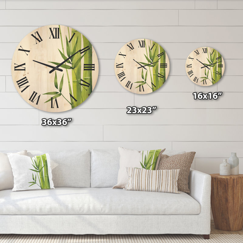 Solid Wood Wall Clock, Extra Large