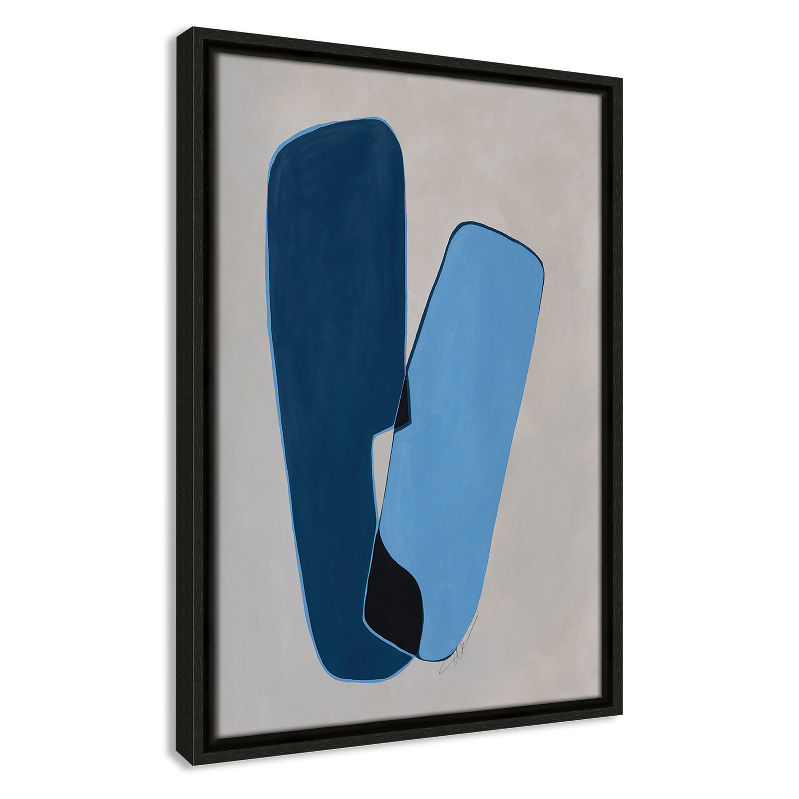 In Unity II by Filippo Ioco For Casa Fine Arts, Espresso Framed, 19.5" H x 13.5" W x 2" D