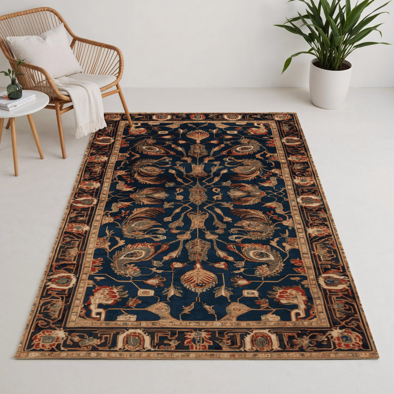 Tapis intérieur et extérieur ArtDeco, Rectangle 5 pi x 7 pi