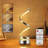 Spiral LED Table Lamp With Remote Control, Three Color Dimmable Bedside Lamp With Timer, 2 Lighting Modes, Modern Minimalist Design Desk Lamp,Suitable For Living Room,Bedroom And Desk