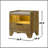 1-Drawer Nightstand with Integrated LED, Medium Oak
