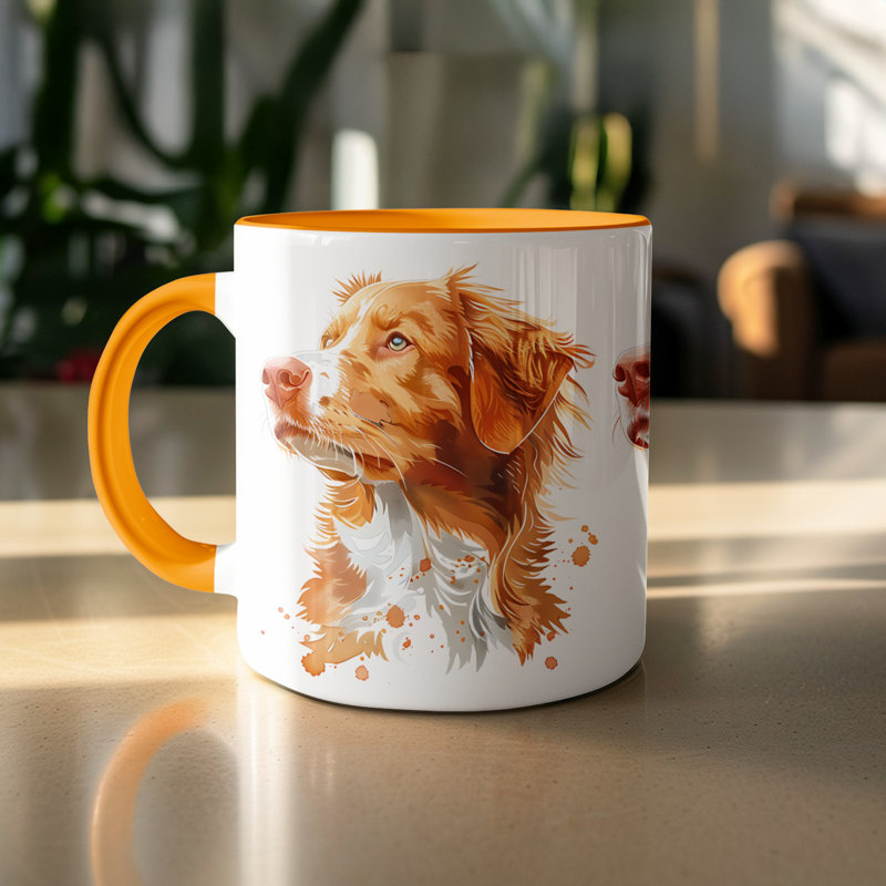 Mug, Orange, 4