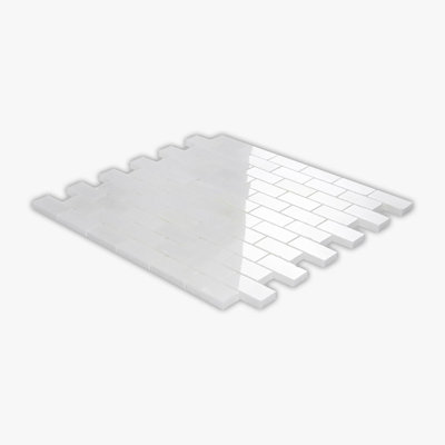 1 in. x 2 in. Marble Tile