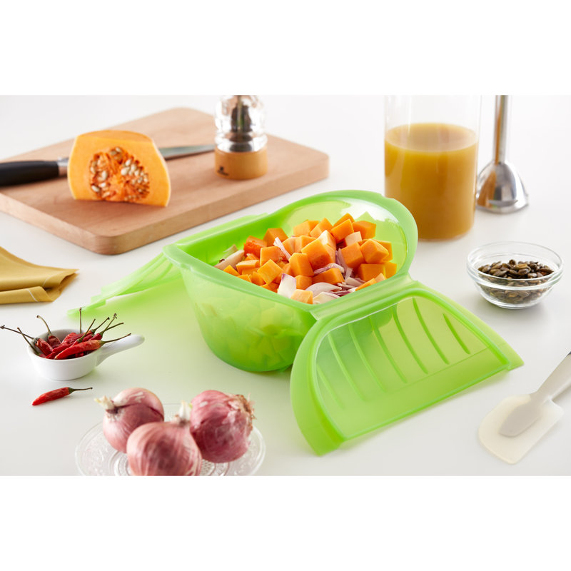 Lékué Steam Cooker Deep with Tray 3-4 person