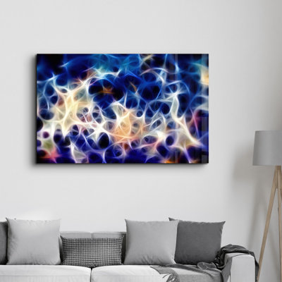Peinture décorative en verre trempé