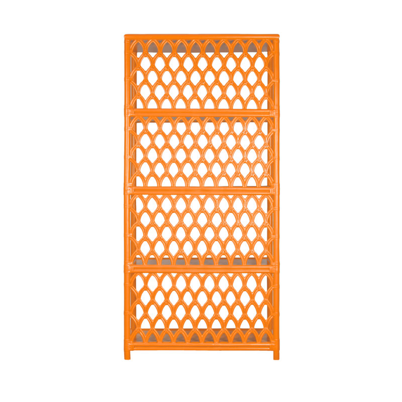 Casablanca Bookcase, Citrus Orange