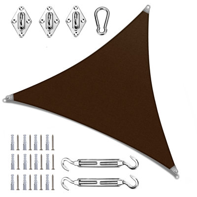 Royal Super Ring Shade Triangle Super Ring Shade Sail With Hardware Kit