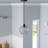 1-Light Dimmable Kitchen Island Glass Pendant Light-1217365675
