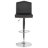 Kaitlyne Adjustable Height Crown Back Barstool w/Accent Nail Trim in LeatherSoft-909303885-805465724