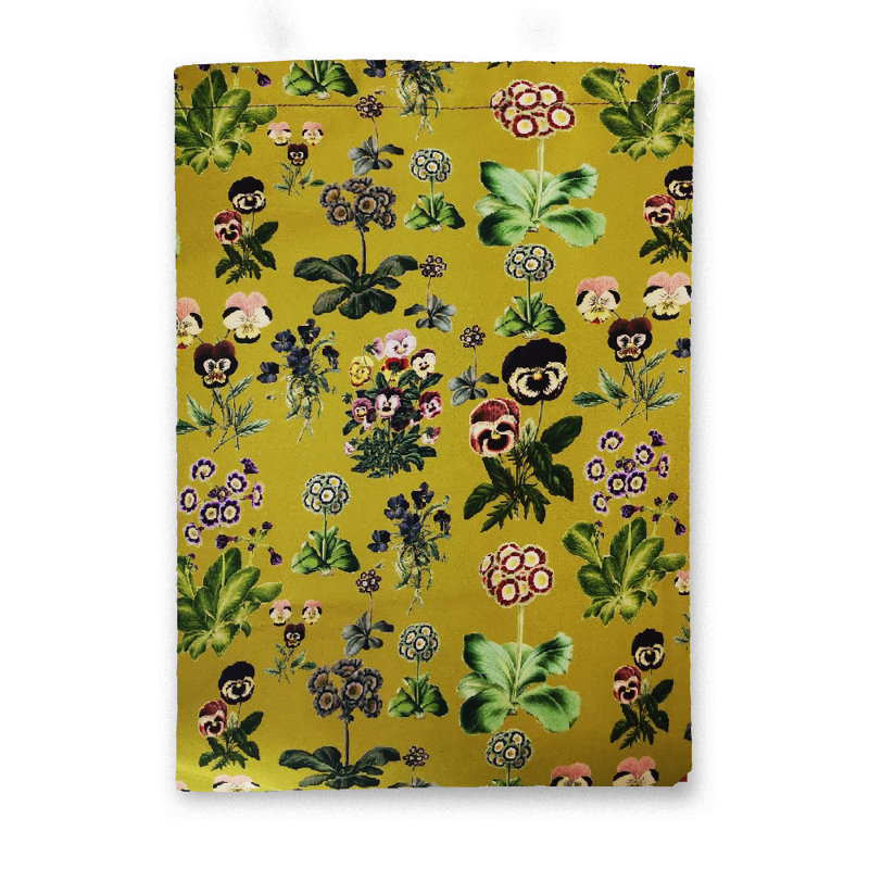 Giuditta Pensees Angora Floral 100% Cotton Flat Sheet