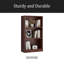 Bibliothèque autoportante à 3 tablettes en bois réglables pour bureau à domicile, 3 couches