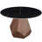 Gwinn Modern Round Dining Table With Glass/Sintered Stone Top And Walnut Ash Wood Pedestal Base For Dining Room, Kitchen, Breakfast Nook-1914076300
