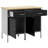 Set Of 2 Steel Medium Height-Adjustable Work Cabinet-246165334