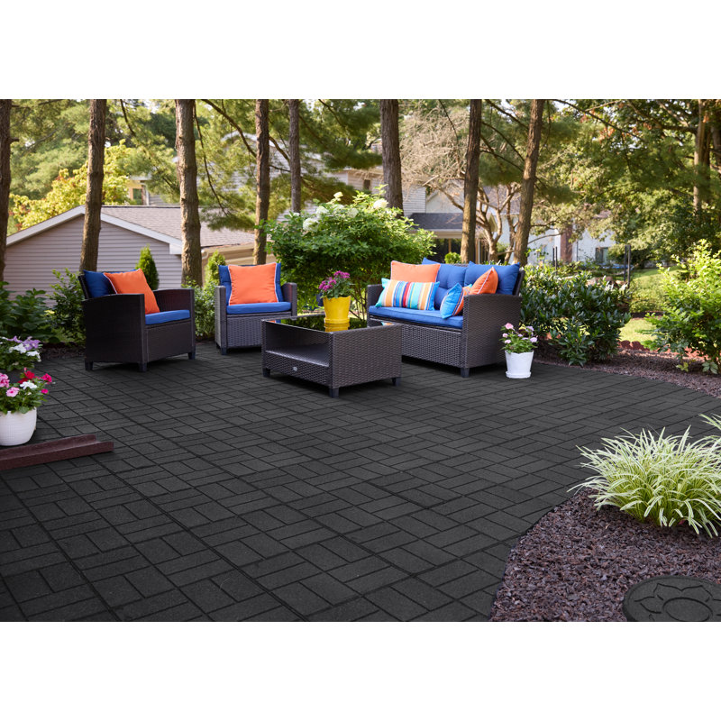 GroundSmart 16" SmartLoc Paver-(9), Black