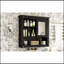 Armoire murale de salle de bain 32 po avec miroir, armoire à pharmacie murale avec 4 tablettes, armoire de rangement avec porte à miroir et tablettes réglables