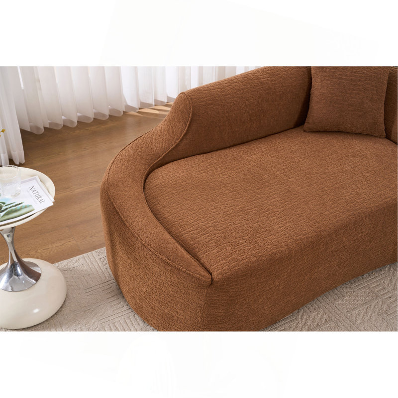Chaise longue longue à compression Compression, Caramel