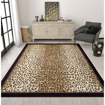 Wool Animal Print Indoor / Outdoor Rug
