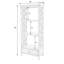 Lorena 30"W 3- Tier Etagere Bookcase with Storage Drawer-2145587163