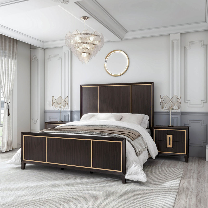 Ensemble de chambre à coucher 3 pièces Diane, Grand
