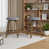 Gray Seat/ Brown Frame