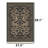 🐍 The Serpent's Glen Vintage Snake & Botanical Cotton Rug, Black/Gold (32" x 59")