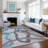 Machine Washable Indoor/Outdoor Jozwiak ACN2394 Abstract Rug-565950734