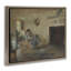 Art mural classique sur toile flottante, "Rainy Day Girl" par one1000paintings-1747780167-1747780160