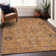 Premium Machine Washable Prisco Terracotta Rug