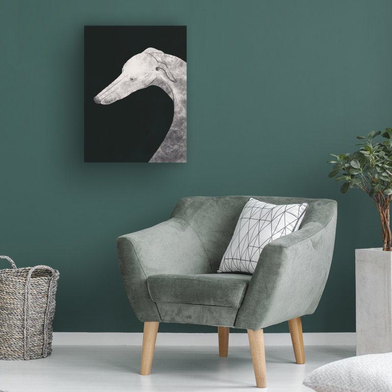 Art sur toile, le petit doyen, noir et blanc 02, H 35 po x l 47 po