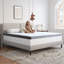 Surmatelas en mousse à mémoire de forme moyenne infusé de gel pour un sommeil confortable-581430092-573631820
