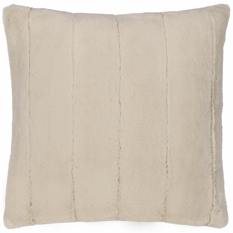 Empress Beige Square Cushion, Pillow Cover Only - No Insert, Square 45cm