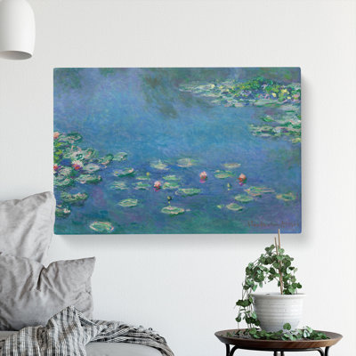 Water Lilies Lily Pond Vol.24 by Claude Monet - Wrapped Canvas