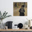Femme vue de dos, vers 1879-1885, estampe d'art mural abstraite impressionniste contemporaine-801321320