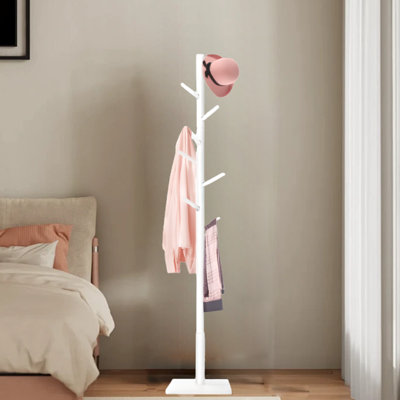 Solid Wood Coat Rack Freestanding
