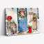 Porte, art mural sur toile-525856941