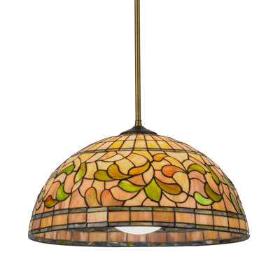 1 - Light Brown Unique/Statement Pendant