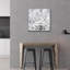  Art mural en verre 24 po x 24 po «Snow Fills Branches» par Erin Clark-1567576683