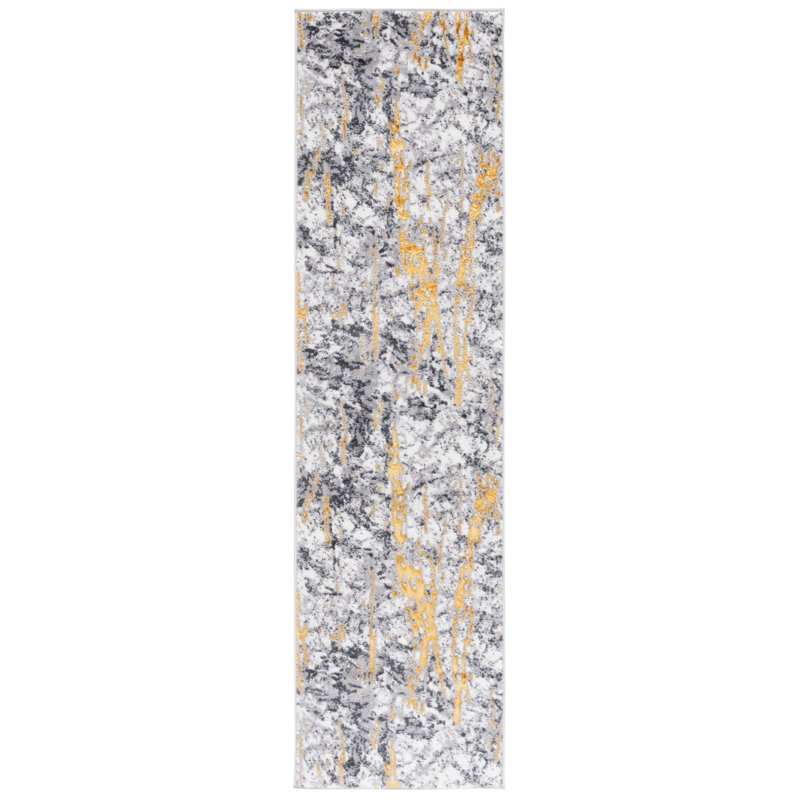 Anindo Performance Performance Abstract Rug, Runner 2'2" x 8'