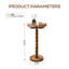 Solid Wood Pedestal End Table-63226989