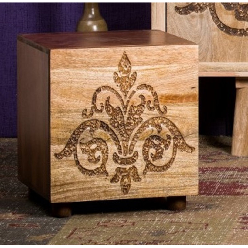 Dhyana Solid Wood End Table