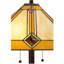 Lampe sur pied à losanges 62 "Mission