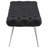 Galiano Black Upholstered Tufted Bench-1371250901