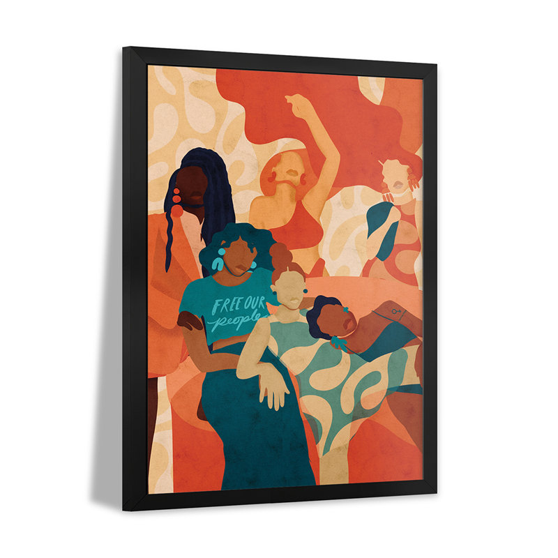 «Women Premium», affiche encadrée par Reyna Noriega, H 24 po x l 16 po