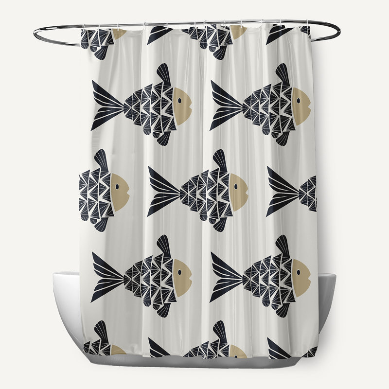 Rideau de douche simple, Taupe