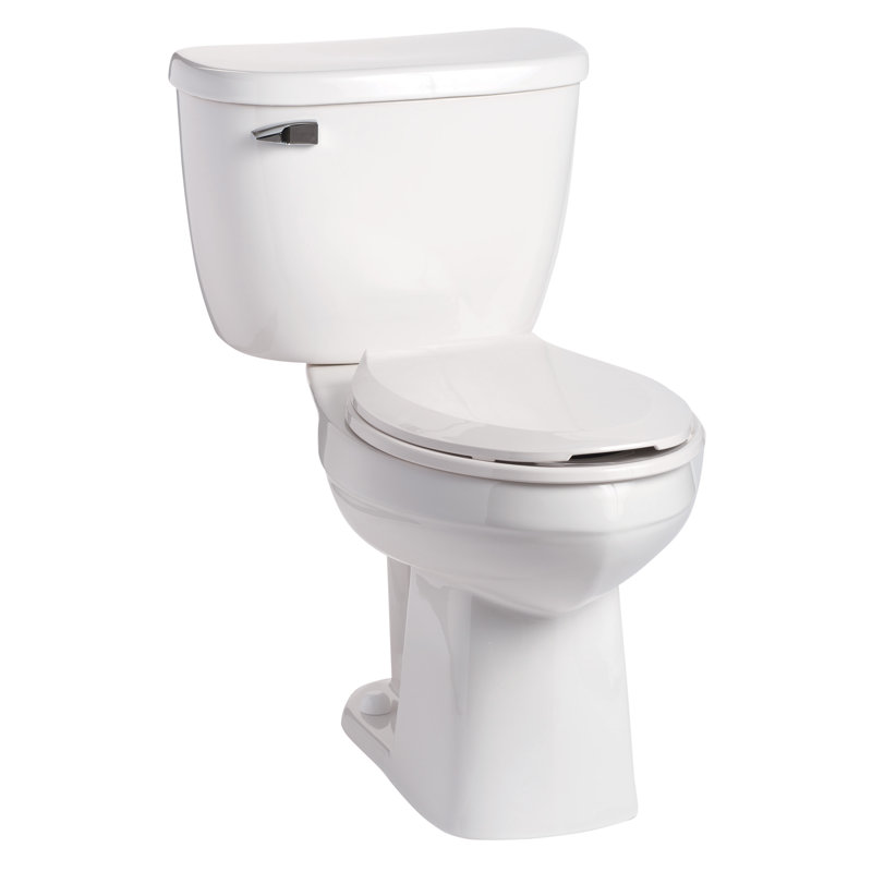 Toilette allongée deux pièces 1,28 gpf "pression-assistance" (siège non inclus) Quantum