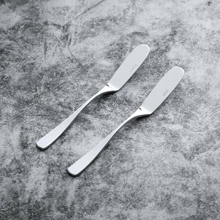 Cute Standing Butter Knife, Stainless Steel Cheese Spreader, Easy Spread  For Peanut Butter, Cheese, Condimets, Jam(2pcs, Brown)