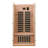 Hongyuan 2 Person Indoor Bluetooth Low EMF FAR Infrared Sauna In Okoume & Hemlock Wood