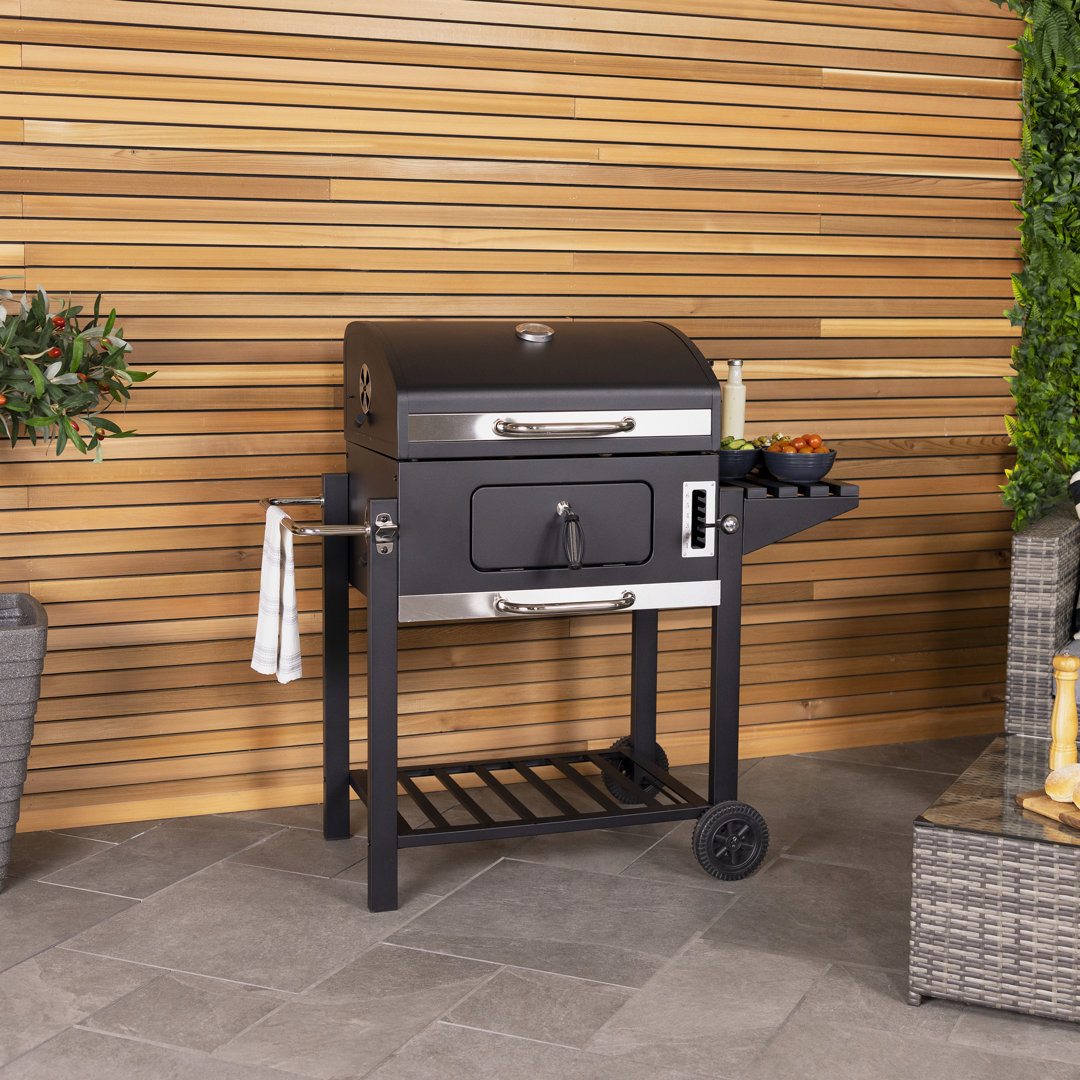 112cm Barrel Charcoal BBQ