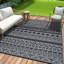 Geometric Machine Printed 244cm X 152cm Area Rug