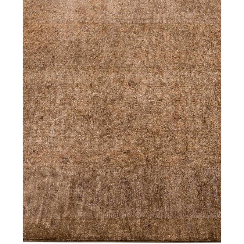 Overdyed One-of-a-Kind 2' 8" X 21' 4" Hand Knotted Area Rug